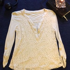 Cream Lace APT. 9 Top